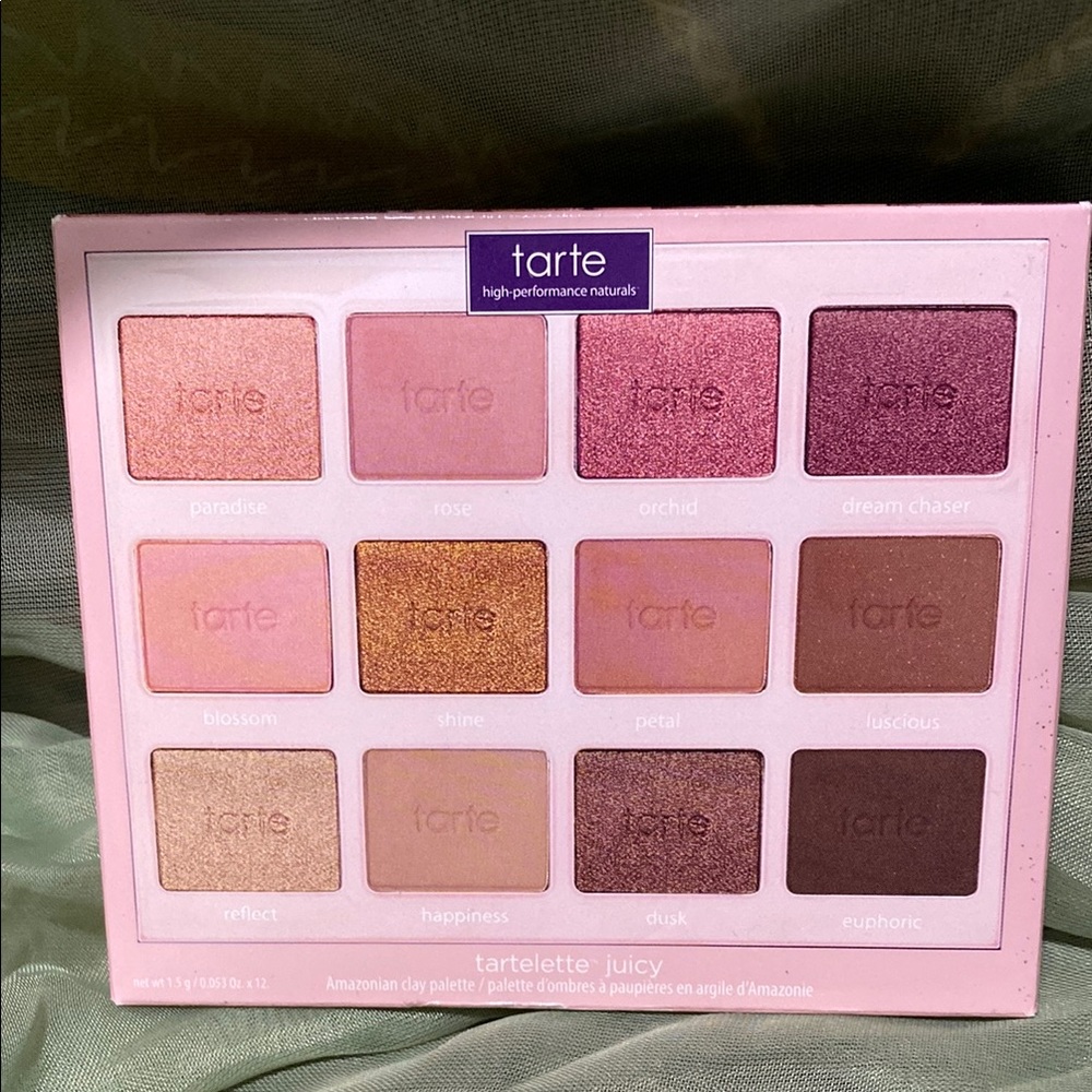 Tarte Tartelette Juicy Eyeshadow Palette - Pink, Gold, Brown Shades